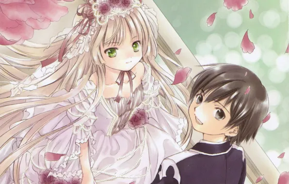 Цветы, бусы, белое платье, фата, art, свадьба, gosick, victorica de blois