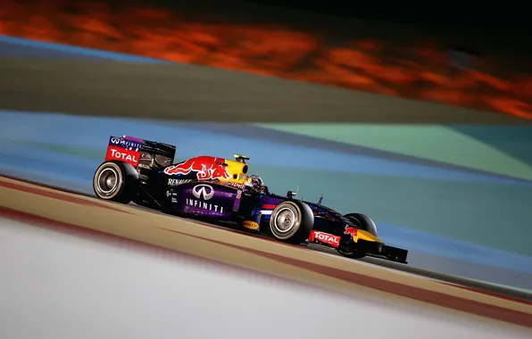 Картинка гонка, формула 1, болид, race, Bahrain GP, Daniel Ricciardo, Infiniti Red Bull Racing