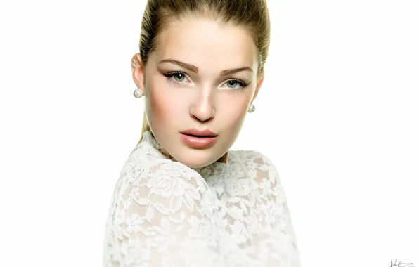 Глаза, взгляд, лицо, фон, волосы, губы, красавица