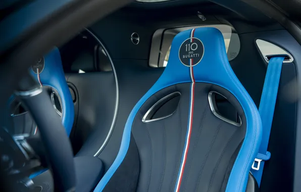 Руль, салон, сидение, Bugatti Chiron