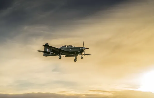 Картинка небо, авиация, самолёт, RAF Shorts Tucano T1