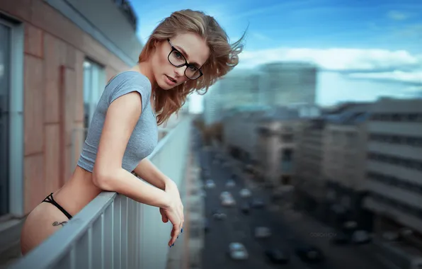 Alina, Girl, Model, White, View, Throng, Gorokhov