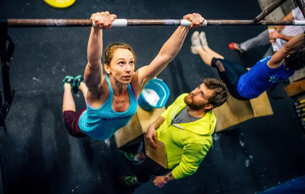 Female, workout, Crossfit