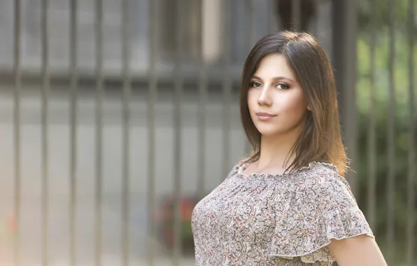 Картинка взгляд, фон, милашка, Chiara