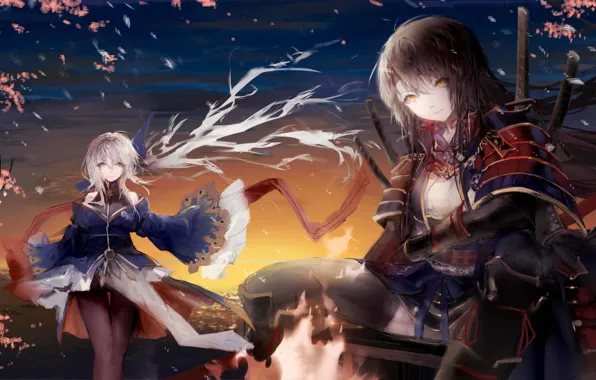 Картинка девушка, арт, pixiv fantasia, sa'yuki