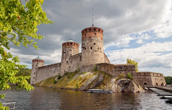 Картинка scenery, scene, reflection in mirror, savonlinna, scenery background