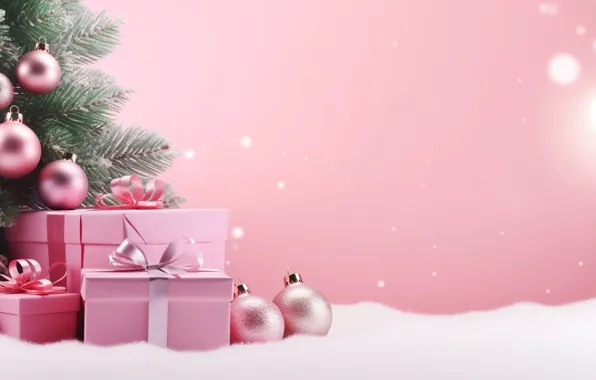 Украшения, шары, елка, colorful, Новый Год, Рождество, подарки, new year