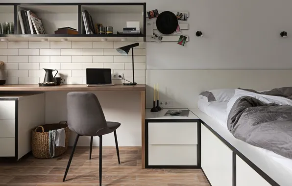 Дизайн, стиль, интерьер, жилая комната, by Fateeva Design, Apartment in Odessa