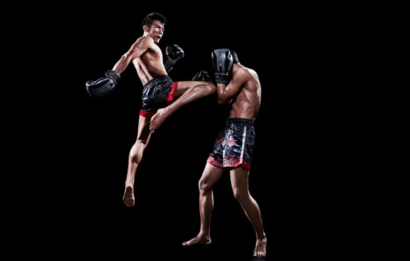 Картинка fighter, muay thai, kneed
