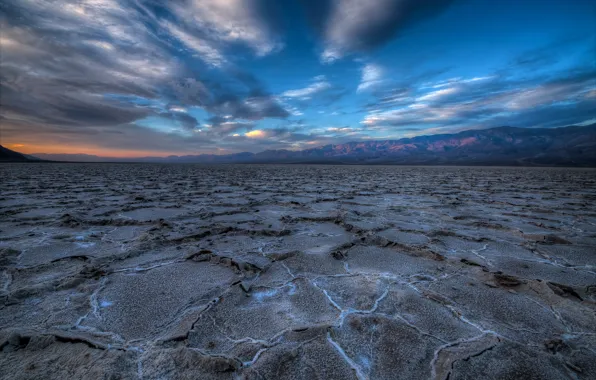 Картинка HDR, утро, Калифорния, сша, Долина Смерти, Alex Erkiletian Photography, Death Valley