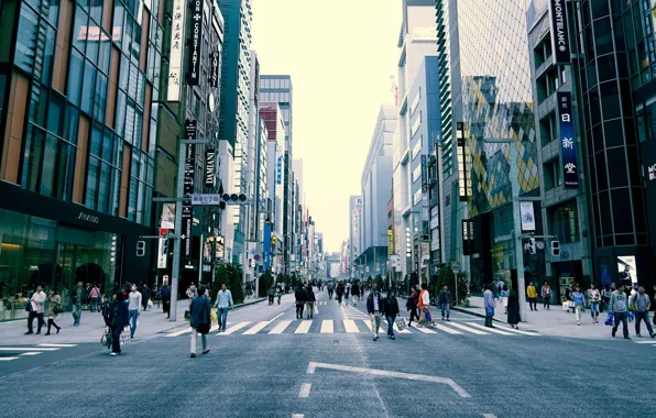 Tokyo, Japan, street, people, cityscape, everyday life, urban scene