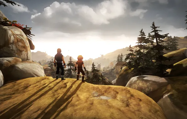 Картинка пейзаж, Adventure, Brothers:A tale of two sons