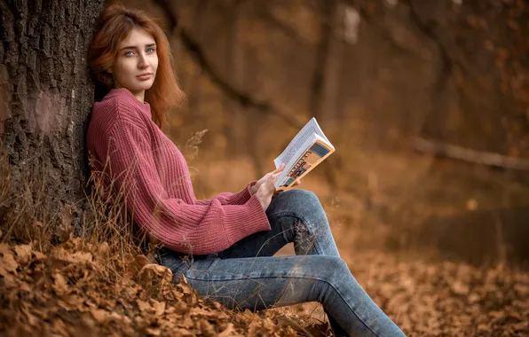Листья, деревья, фотосессия, Евгений Козлов, Любовь Матвеева