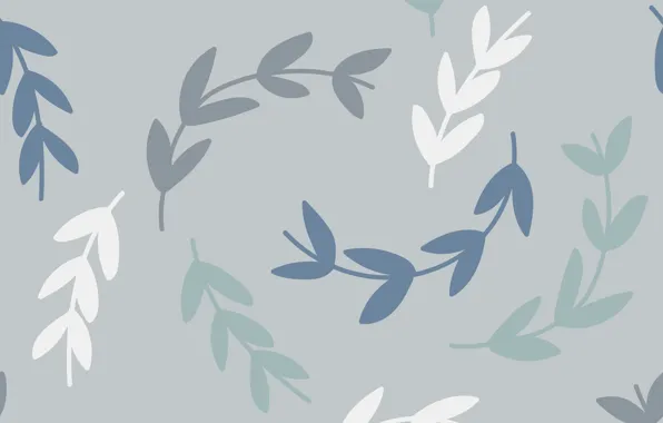 Серый, фон, текстура, background, pattern, Wallpaper, Leaves