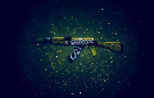 Картинка АК-47, Counter-Strike: Global Offensive, CS:GO, пустынный повстанец, Wasteland Rebel