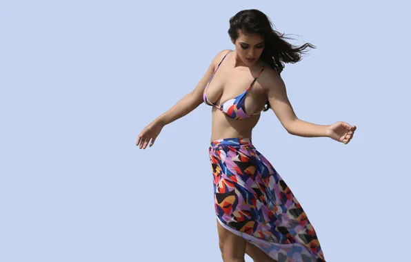 Girl, sexy, cleavage, hot girl, eyes, smile, beautiful, figure
