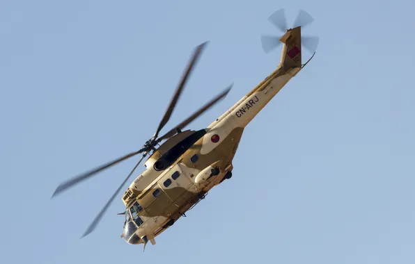 Картинка вертолёт, средний, транспортный, Puma, SA-330