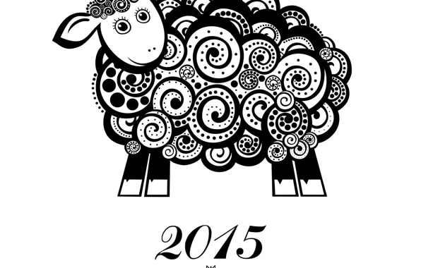Happy New Year, 2015, Барашек