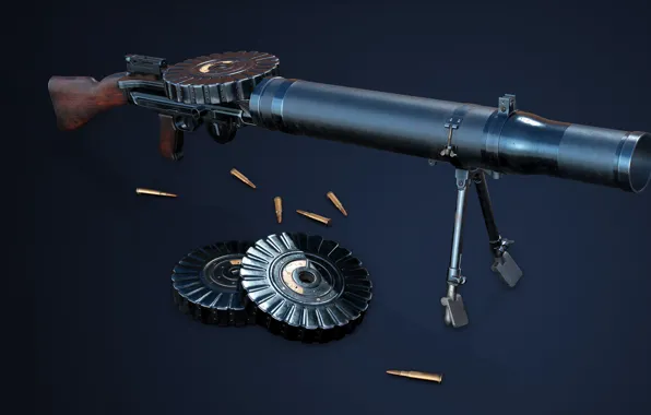 Ручной пулемёт, Lewis gun, Isaac Newton Lewis