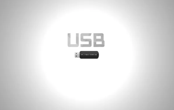 Картинка фон, минимализм, usb, флешка, flesh drive