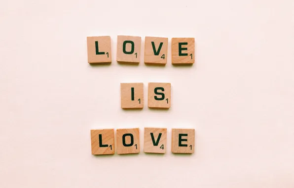 Любовь, буквы, фон, love, слова