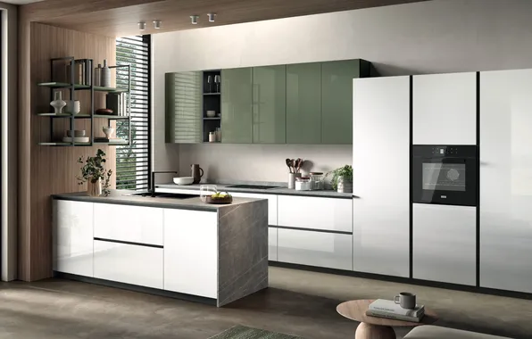Стиль, интерьер, Италия, кухня, итальянский дизайн, Cucina Fulgatore