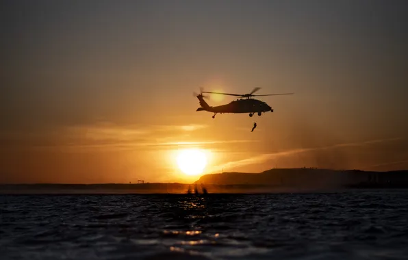 Helicopter, MH-60R, USS Miguel Keith