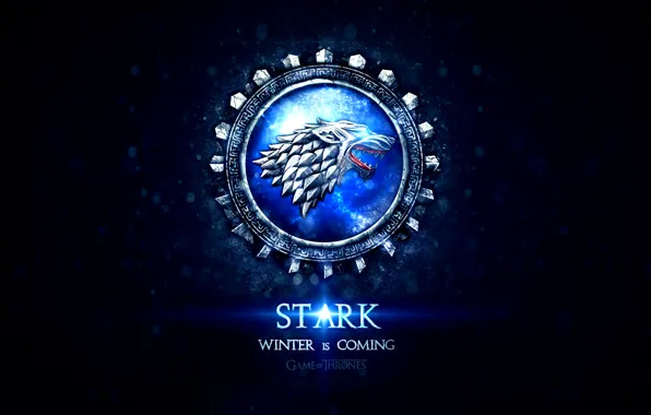 Картинка wolf, Game of Thrones, Song of Ice and Fire, winter is coming, Stark, heraldry, coat …