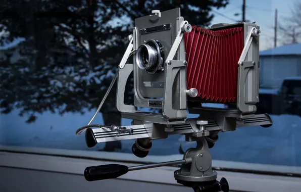 Картинка макро, камера, Graflex Graphic View