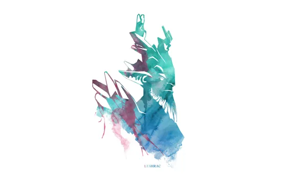 Magic, dota 2, Minimalism, biggreenpepper, leshrac