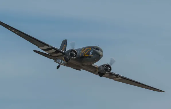 Полет, самолет, Douglas, Skytrooper, C-53