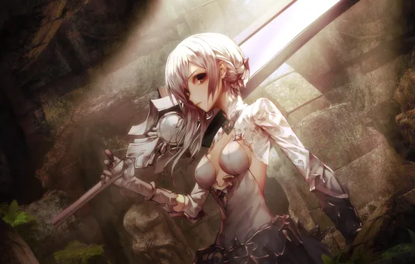 Девушка, арт, Sinoalice