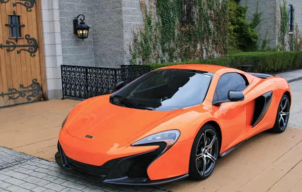 Картинка McLaren, Orange, house, 650