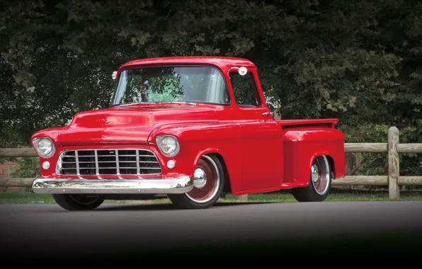 Chevrolet, old school, 1955, Picup, 3100