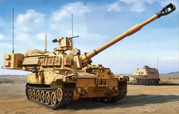 США, Paladin, US Army, M109, NATO-OTAN, M109A7