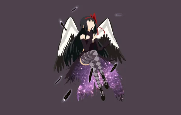 Минимализм, ангел, Mahou Shoujo Madoka Magica, Девочка волшебница Мадока