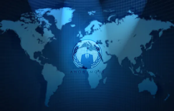 Картинка карта, анонимус, Anonymous, хакеры