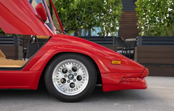 Lamborghini, lambo, Countach, wheel, Lamborghini Countach 25th Anniversary