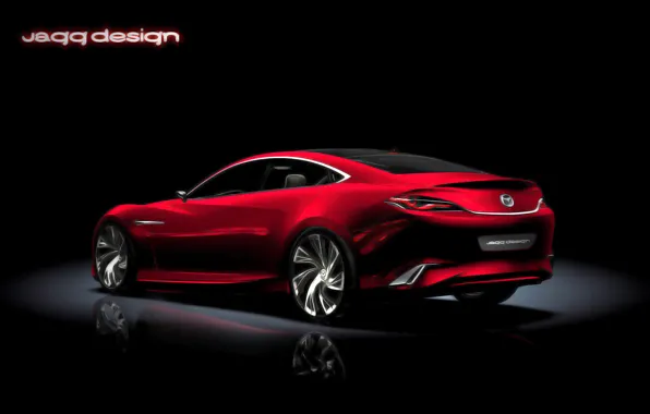 Concept, Mazda, красная, Shinari