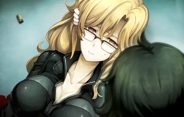 Девушка, аниме, арт, блондинка, steins gate, steins gate zero