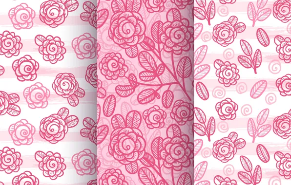 Розы, текстура, розовые, rose, pink, patterns, beautiful
