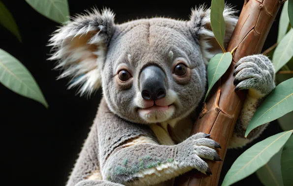 Картинка tree, look, koala