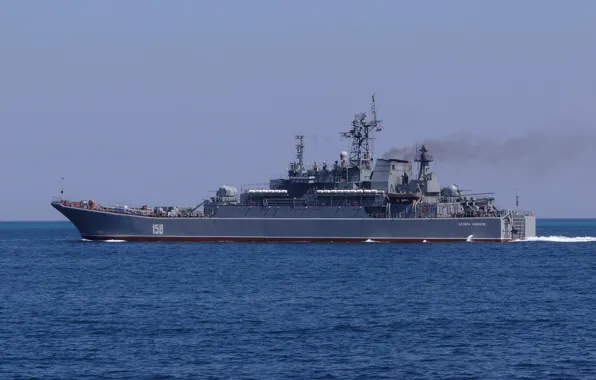 Корабль, большой, ВМФ, десантный, Черноморский Флот, БДК, проект 775, &quot;Цезарь Куников&quot;