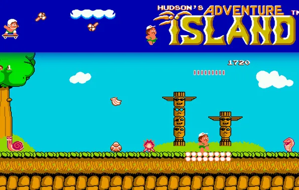 Картинка retro, NES, NIntendo, island Adventure