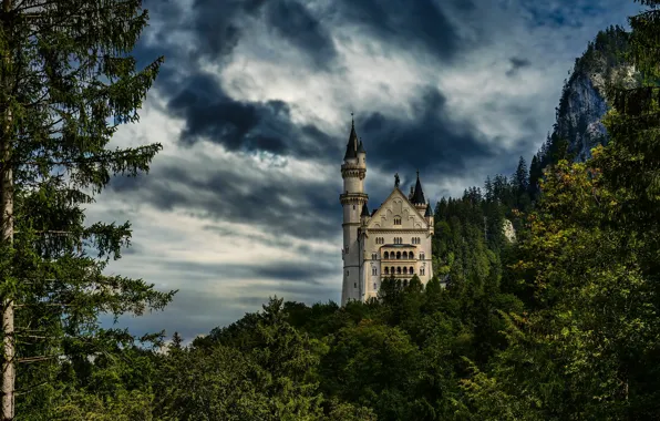 Небо, природа, Neuschwanstein Castle