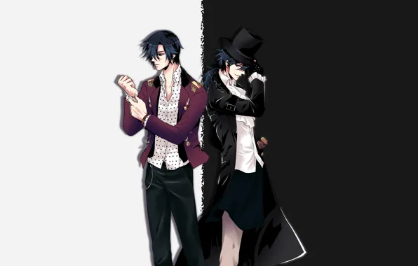 Аниме, арт, парни, двое, Uta no Prince-sama