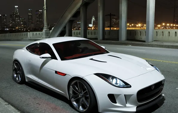 Concept, белый, Jaguar, ягуар, C-X16