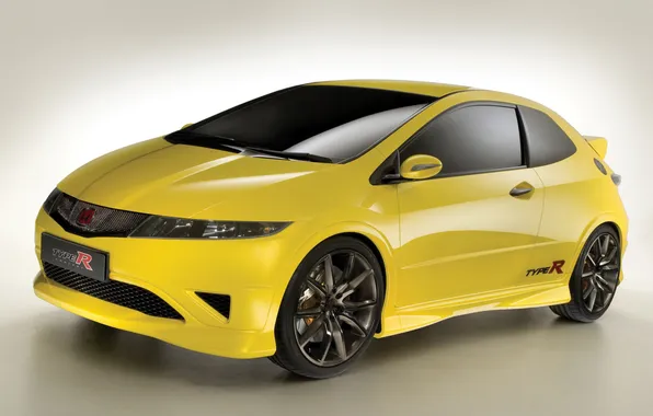 Concept, купе, 2006, концепт-кар, Honda, Civic Type-R, Honda Civic Type-R Concept