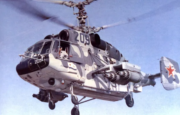 Оружие, полёт, вертолёт, Ка-29