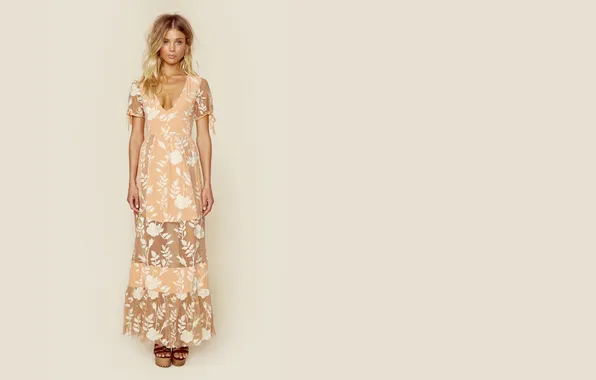 Картинка girl, sexy, dress, model, pretty, sweet, blonde, tanned